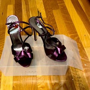High heeled shoes